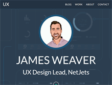 Tablet Screenshot of jamesweaver.info